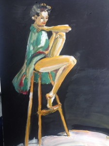 Sitzende, März 2014, Maggie Riet